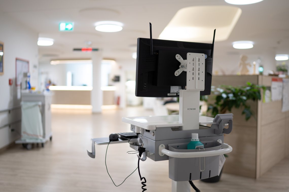 Visitenwagen auf Palliativstation