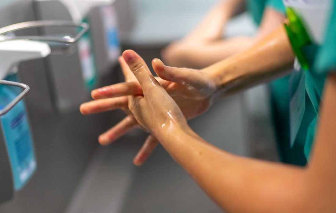 Händehygiene vor OP