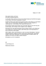 Information für Kooperationspartner / Vertreter