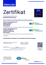 Zertifikat für das Managementsystem nach DIN EN ISO 50001:2018